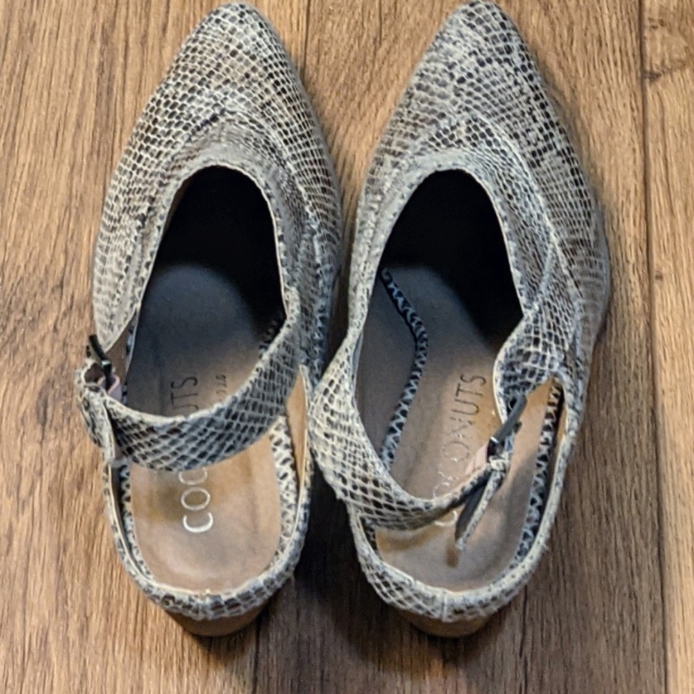 Coconuts By Matisse Snake Print Mules - image 3